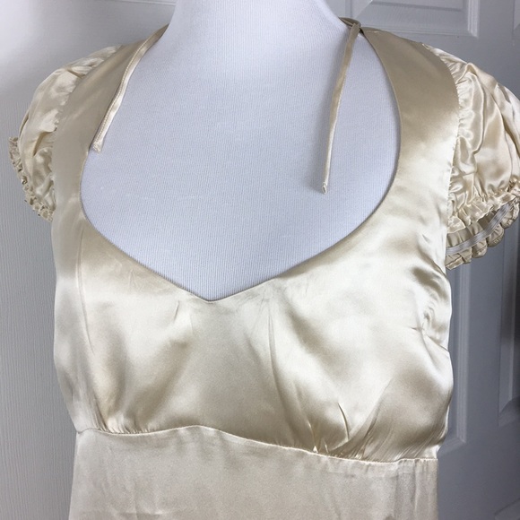 Reformation Champagne Color 100% Silk Maxi - Picture 6 of 7